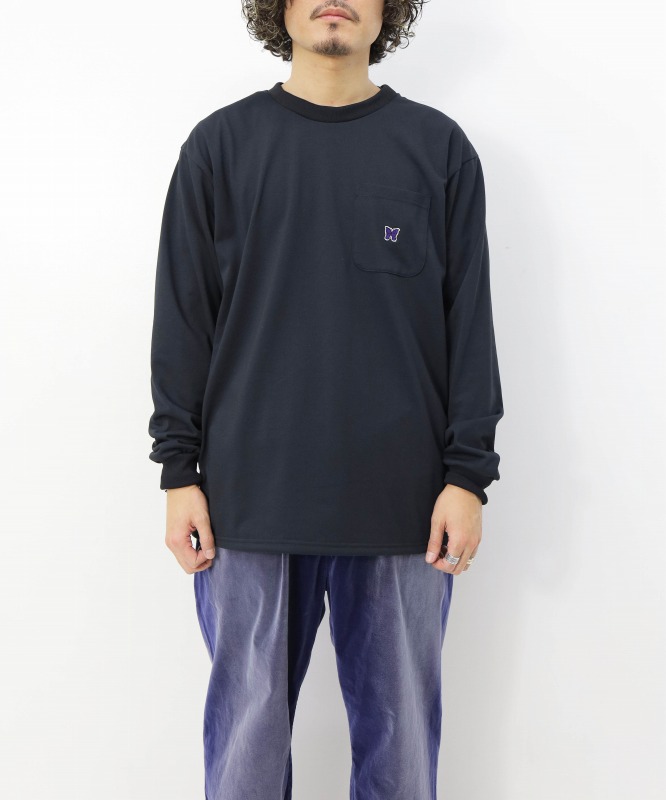 Needles/ニードルズ L/S Crew Neck Tee - Poly Jersey [カットソー・T