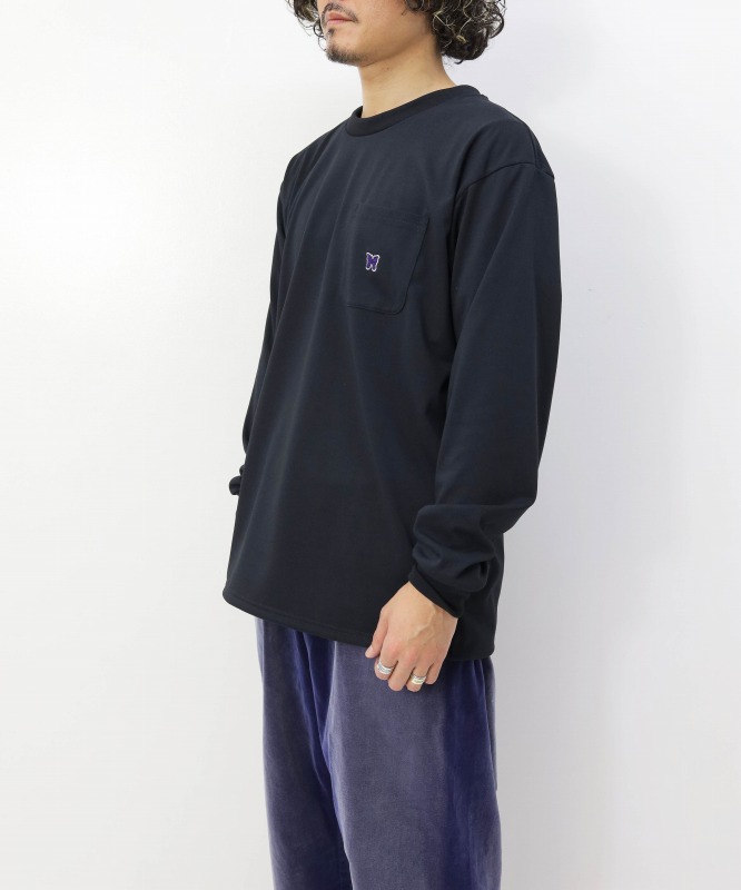 Needles/ニードルズ L/S Crew Neck Tee - Poly Jersey [カットソー・T