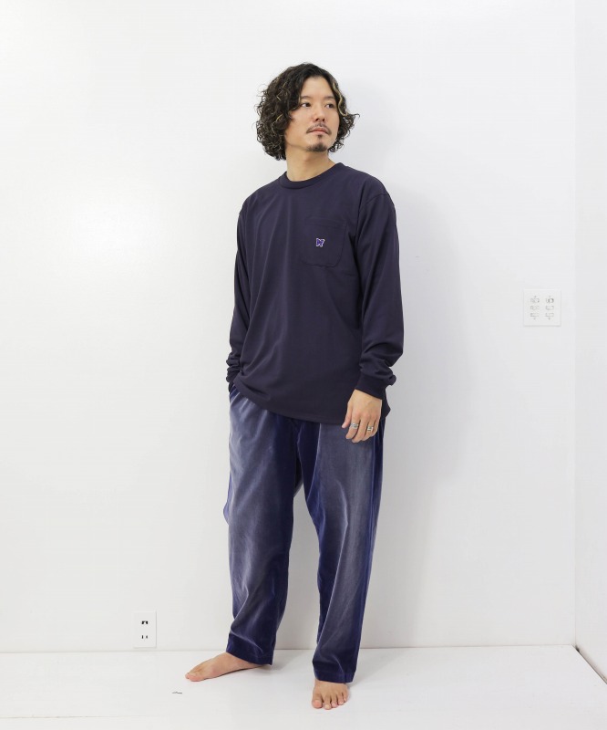 Needles/ニードルズ L/S Crew Neck Tee - Poly Jersey [カットソー・T