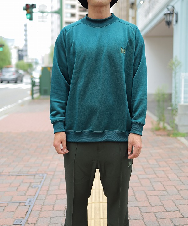 ネペンテス　L/S MOCK NECK TEE - BRIGHT JERSEY