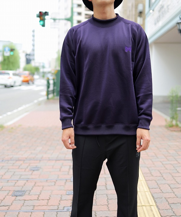 Needles/ニードルズ L/S Mock Neck Tee   C/Pe Bright Jersey全3色