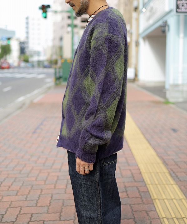 Needles/ニードルズ Mohair Cardigan - Argyle [トップス(カーディガン 