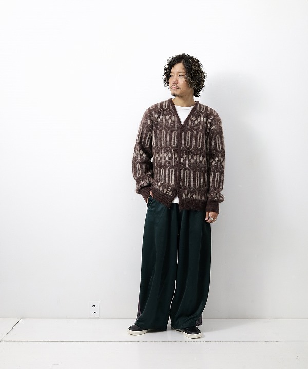 ニードルズ/Needles Mohair Cardigan - Geometric [トップス