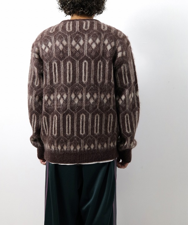ニードルズ/Needles Mohair Cardigan - Geometric [トップス