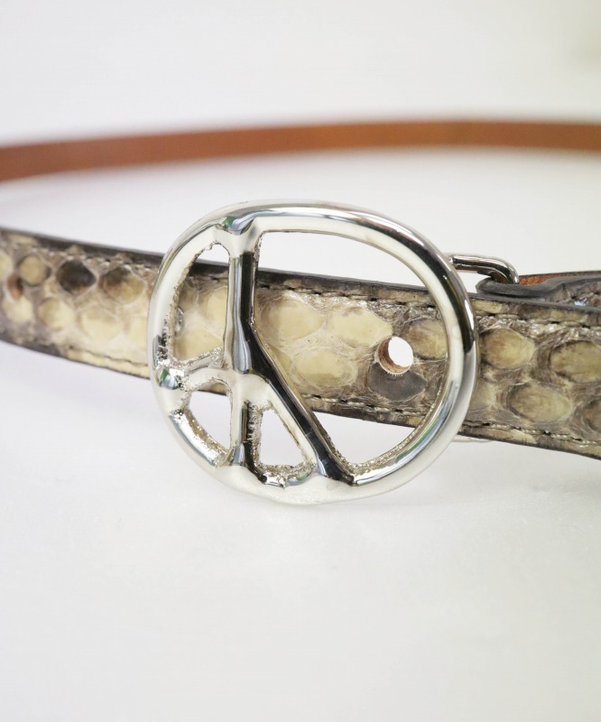 Needles/ニードルズ Peace Buckle Narrow Belt - - Python