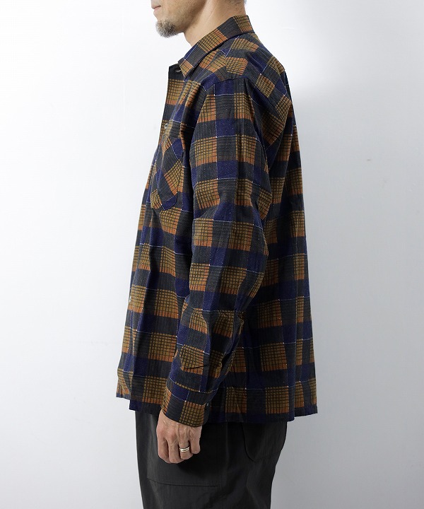 25aw needles ワンナップカラー プリントフランネルチェックシャツ 25aw needles ワンナップカラー プリントフランネルチェック