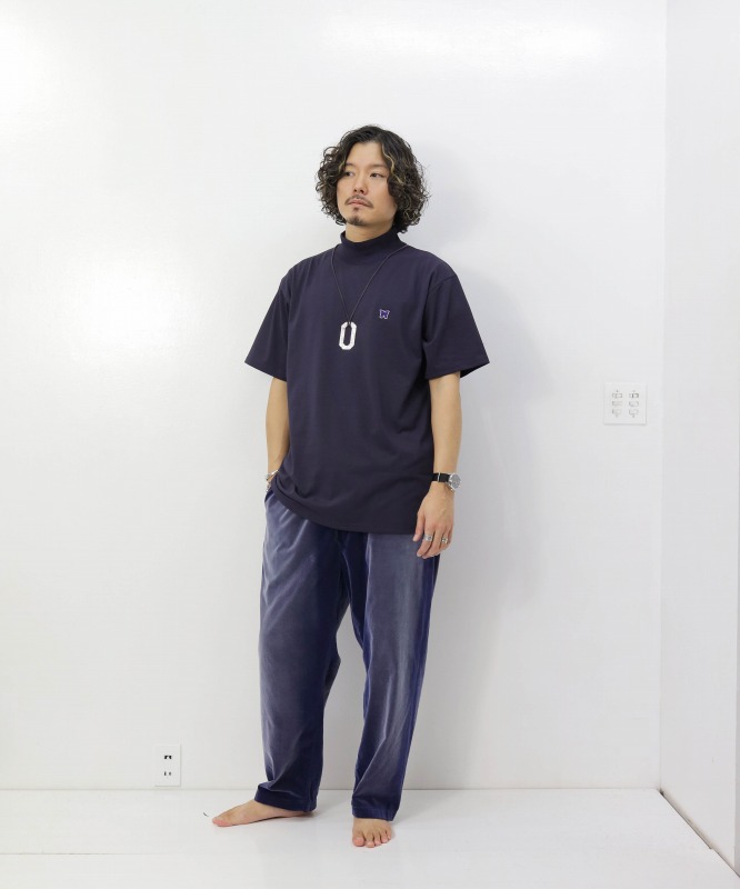 Needles/ニードルズ S/S Mock Neck Tee - Poly Jersey [カットソー・T