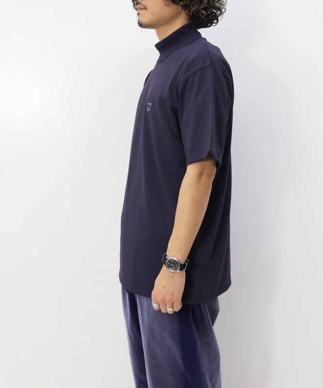 Needles/ニードルズ S/S Mock Neck Tee   Poly Jersey [カットソー・T