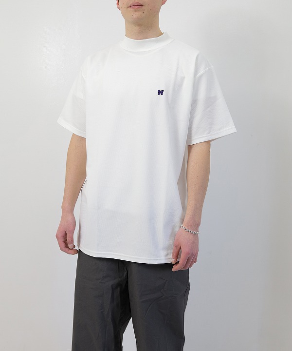 Needles/ニードルズ S/S Mock Neck Tee - Poly Pique