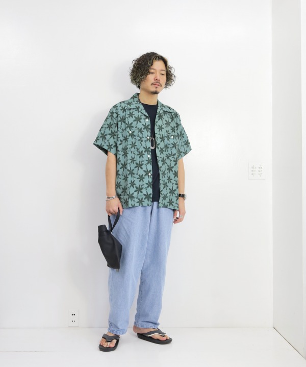Needles/ニードルズ S/S One-Up Shirt - ACE/R Floral Jq.（全2色