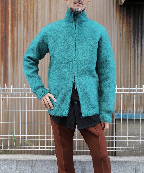 needles zipped mohair cardiganサイズはs