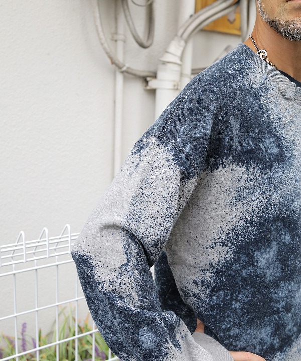 NOMA t.d./ノーマ ティーディー HAND DYE TWIST SWEAT - GRY