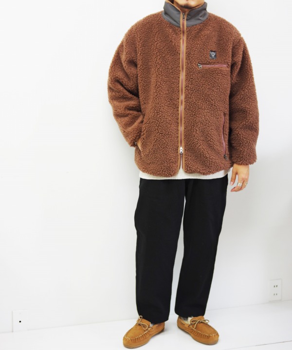 South2 West8  Piping Jacket (フリース　ボア)
