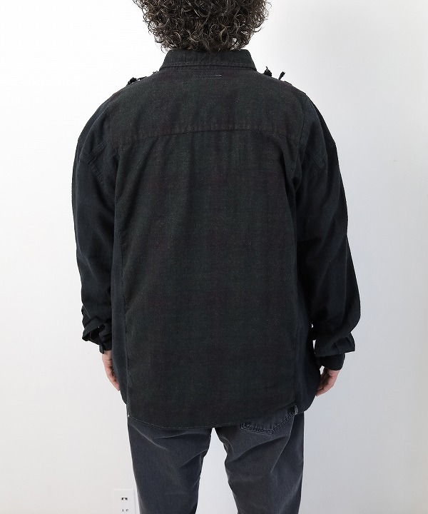 リビルド バイ ニードルズ/Rebuild By Needles Flannel Shirt