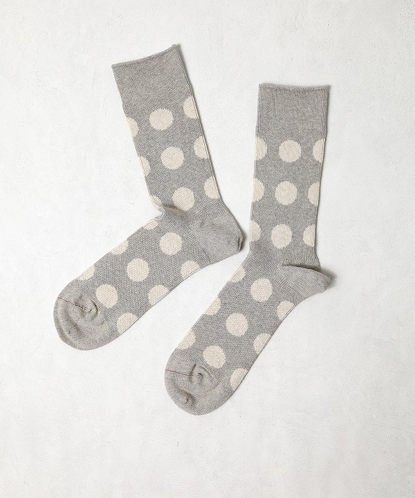 ROTOTO/ロトト PORTHOLE DOT SOCKS（全3色）[ソックス・レギンス
