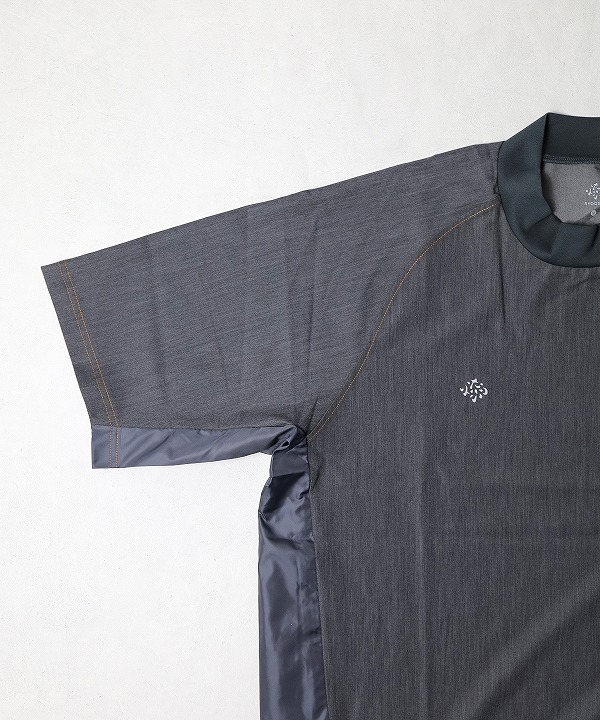 リョウゲン/RYOGEN DENIM MOCK NECK H/S TEE（全2色
