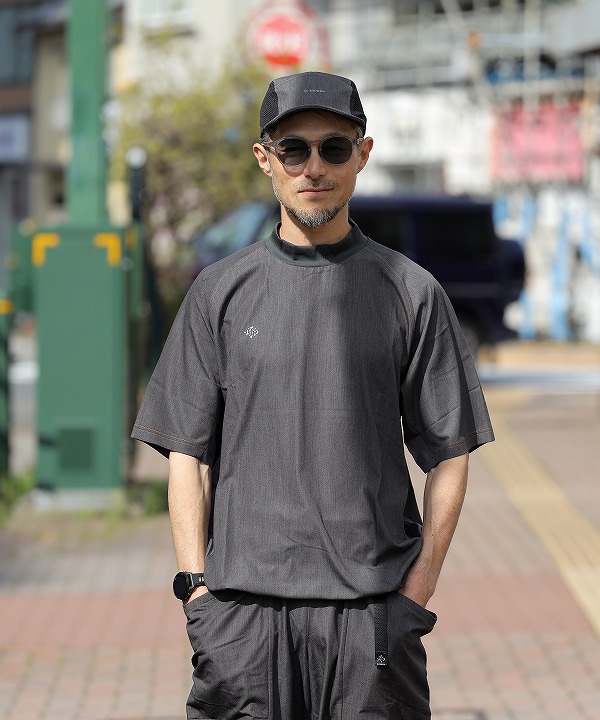 RYOGEN DENIM MOCK NECK H/S TEE サイズL リョウゲン/RYOGEN DENIM MOCK NECK H/S TEE（全2色