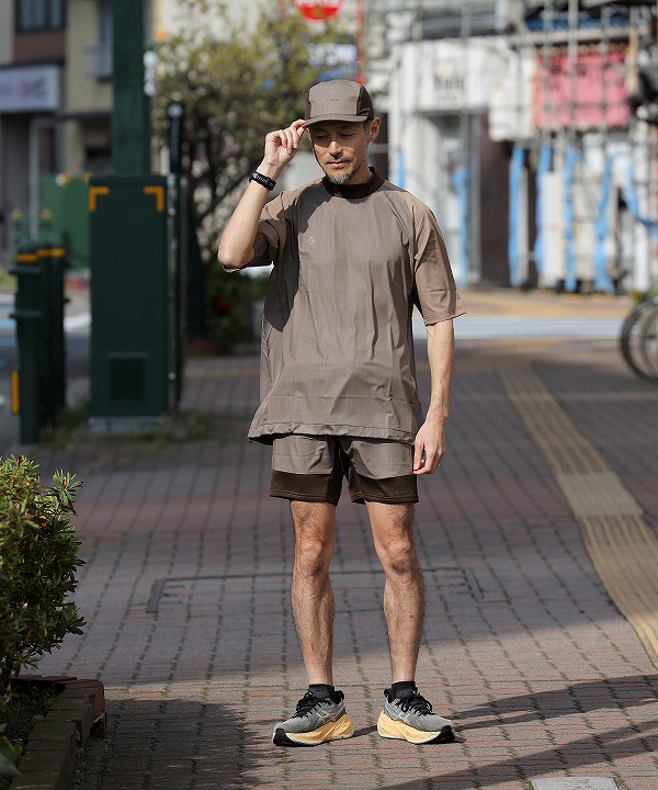 リョウゲン/RYOGEN DENIM MOCK NECK H/S TEE（全2色
