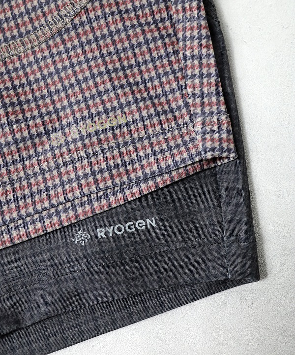 RYOGEN ランニング パンツ ショーツ ブラック L リョウゲン/RYOGEN GUNCLUB DOCKING SHORT TIGHTS （全2色）[パンツ