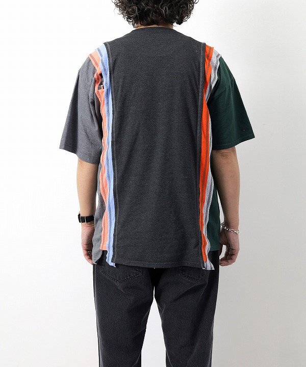 リビルドバイニードルズ×ディーシーシューズ 7 カットTシャツ リビルド バイ ニードルズ/Rebuild By Needles 7 Cut Wide Tee