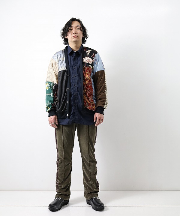 リビルド バイ ニードルズ/Rebuild By Needles Polyester Shirt