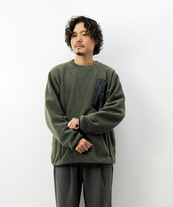 South2 West8/サウス２ ウエスト８ Crew Neck Scouting Shirt - Poly