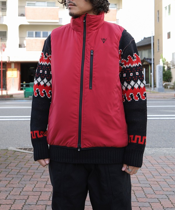 サウス2 ウエスト8/South2 West8 Insulator Vest - Poly Peach Skin