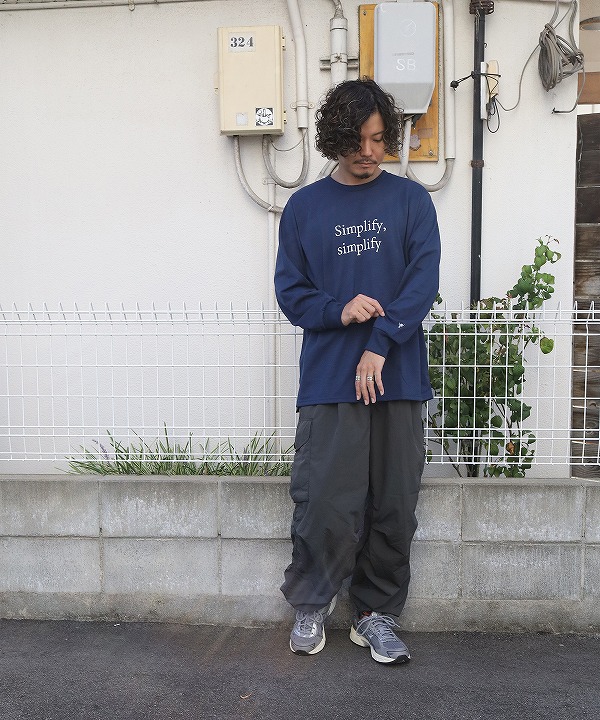 South2 West8/サウス2 ウエスト8 L/S Crew Neck Tee - Simplify
