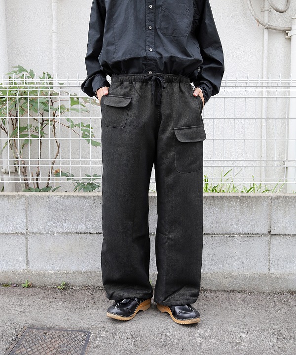 South2 West8/サウス２ ウエスト８ String Cuff Balloon Pant - Poly Herringbone [パンツ]｜MAPS  通販 【正規取扱店】