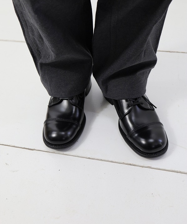 SANDERS/サンダース B.G.S. Derby Shoe - Polished Leather