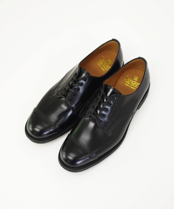 SANDERS/サンダース Military Derby Shoe - Polished Leather