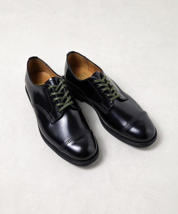 SANDERS/サンダース Military Derby Shoe - Polished Leather