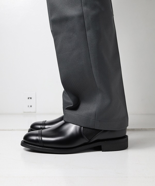 サンダース ミリタリー チェルシー 黒 UK6 SANDERS（サンダース）Military Cap Toe Chelsea Boot（ミリタリー