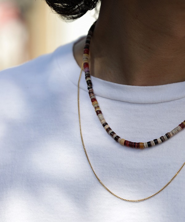 サントドミンゴネックレス INDIAN JEWELRY LEATHER ARTS&CRAFTS Tah'bah TRADERS / Antique