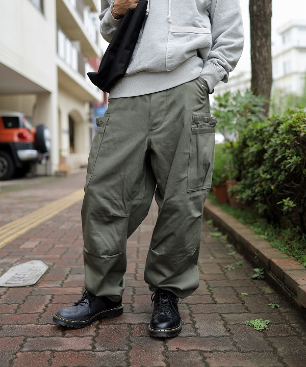 ササフラス/Sassafras Overgrown Pants - Military Satin[パンツ