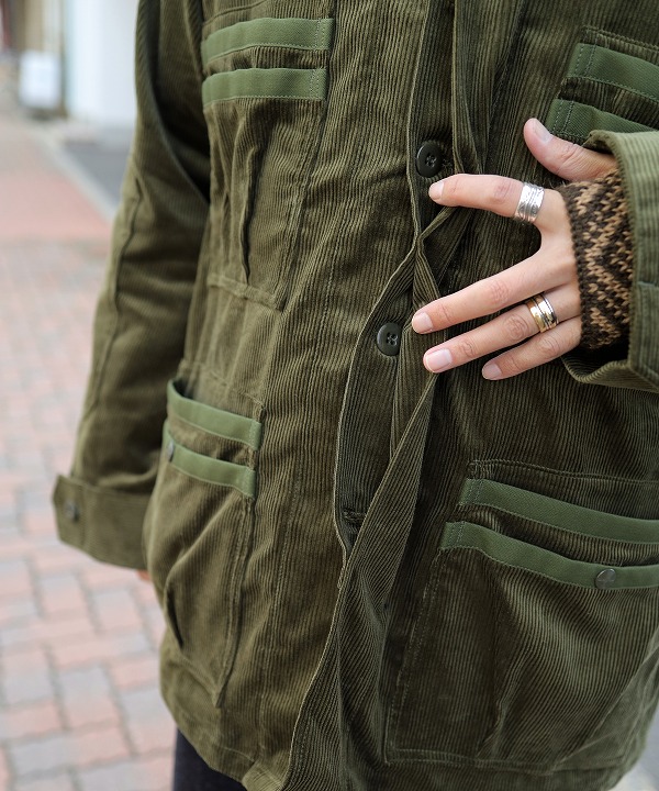 Sassafras/ササフラス Overgrown Fatigue Jacket - 9W Corduroy