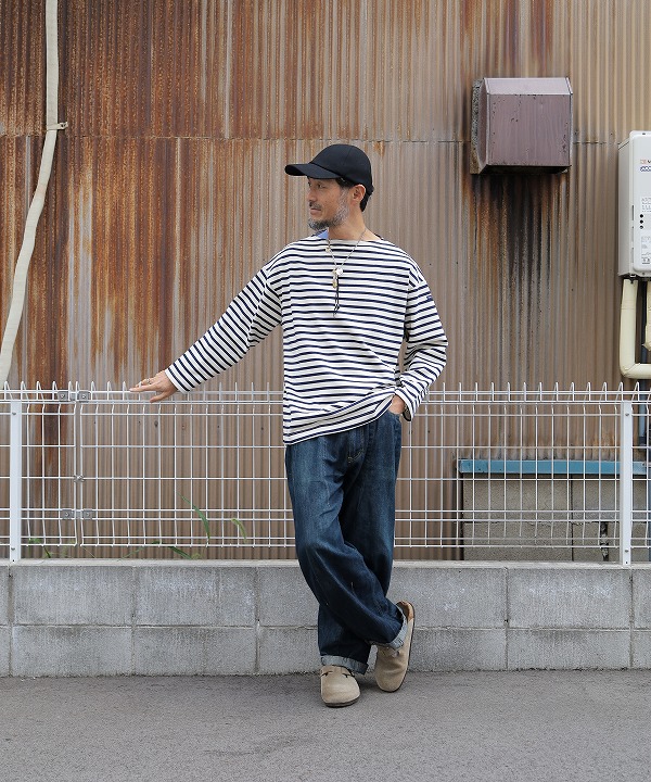 Saint James/セントジェームス OUESSANT LOOSE - ECRU/MARINE(生成 Saint James/セントジェームス OUESSANT LOOSE - ECRU/MARINE(生成