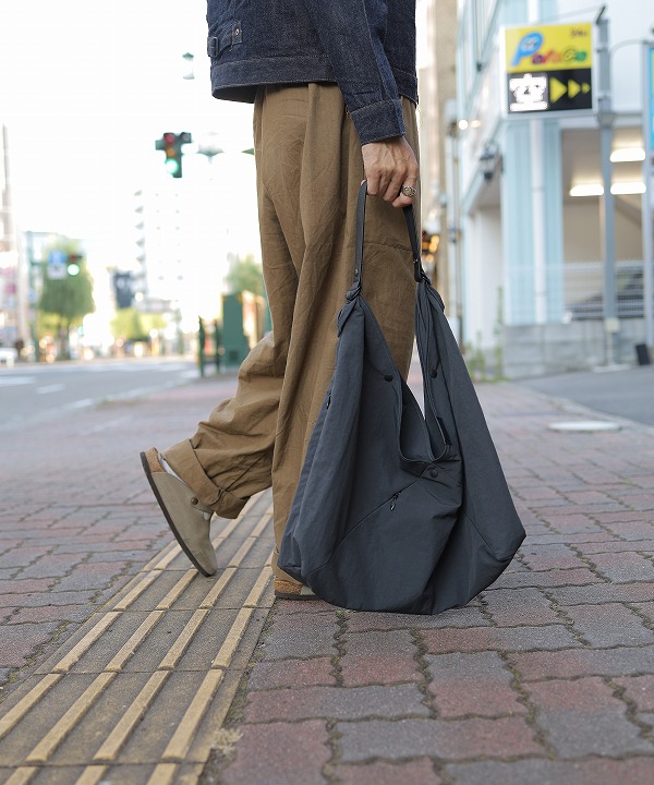 SLOW span nylon -2way shoulder bag S- 袋付