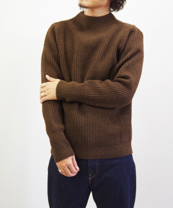 ANDERSEN ANDERSEN/アンデルセンアンデルセン　THE NAVY - CREW NECK [NATURAL COLOR WOOL]  (全2色)