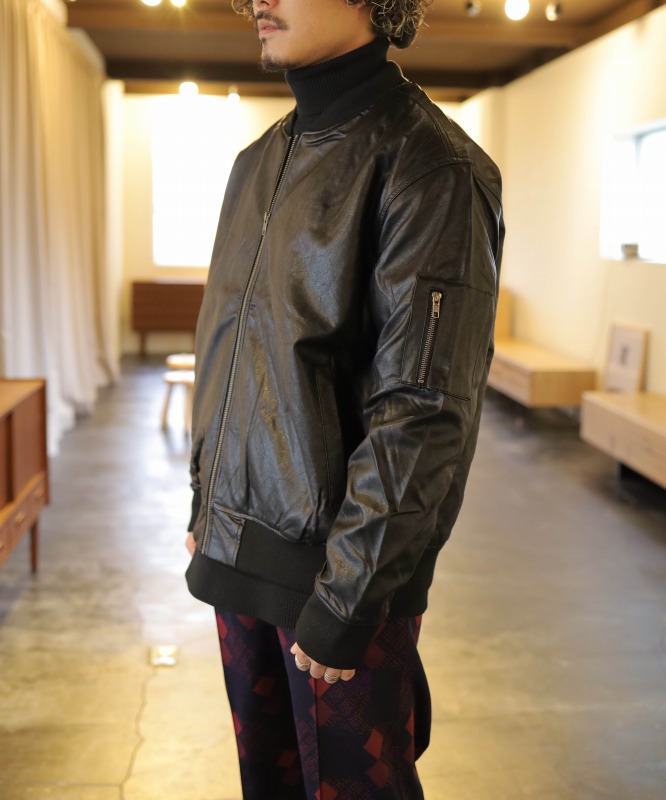 スレッドファストアパレル/THREADFAST APPAREL 10.6oz Bomber Jacket - Vegan Leather（全2 ...