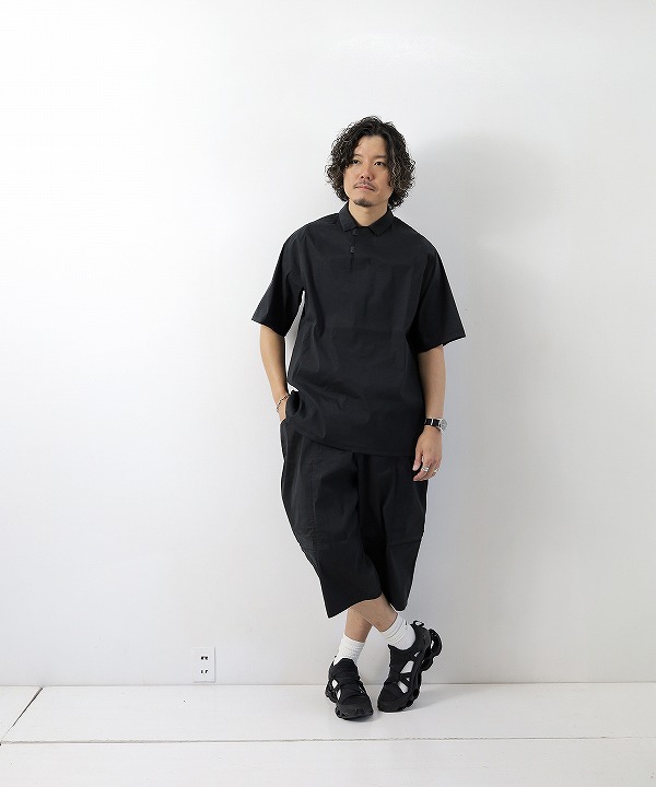 TEATORA/テアトラ CAPSULESNAP POLO SHIRT - AQUAKINESIS【MAPS