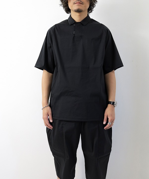 超格安価格 TEATORA/テアトラ CAPSULESNAP POLO SHIRT - AQUAKINESIS【MAPS トップス