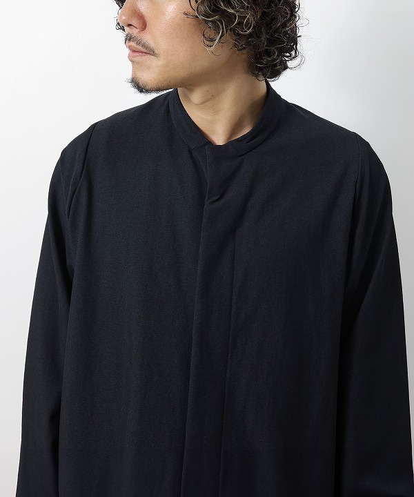 テアトラ　シャツ ナイロンストレッチシャツ【CARTRIDGE SHIRT S/S DR】｜TEATORA