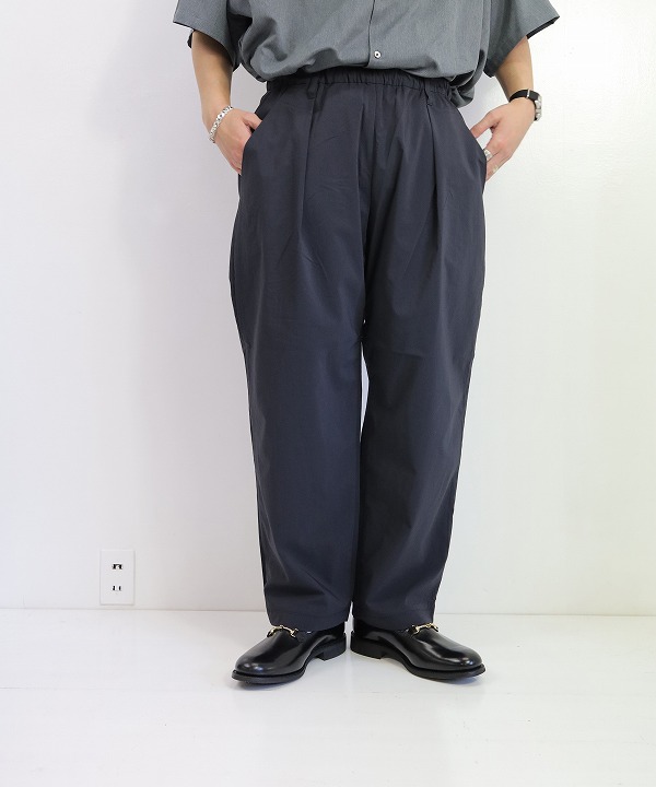 新品20SS TEATORA テアトラ Wallet pants ネイビー