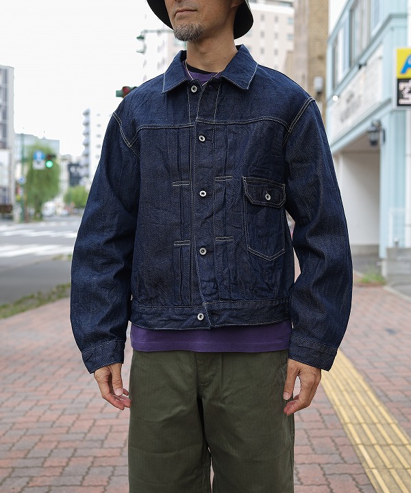 bow.a ボウエー　デニムジャケット　Indigo Boncoura 13th Anniversary Cotton/Linen Denim Type II Jacket