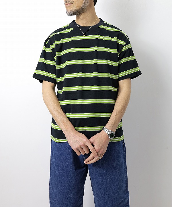 BLACK×GREEN(モデル170cm 56kg サイズ「M」を着用)