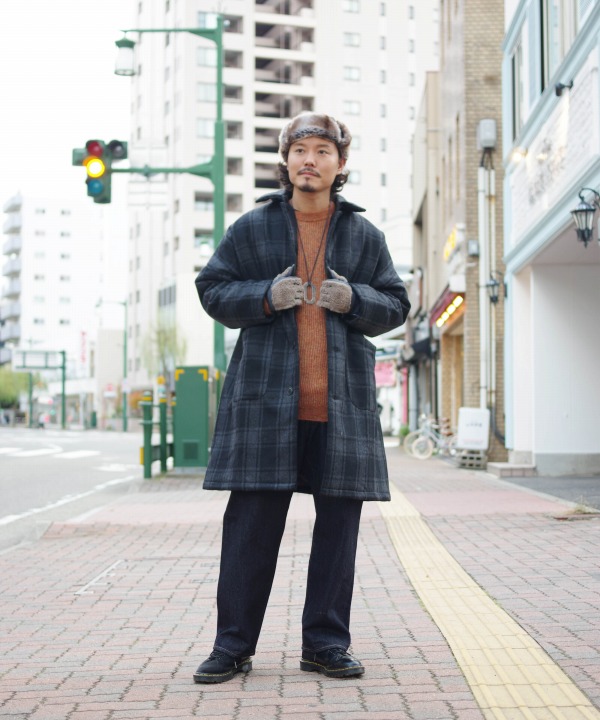 ヤーモ/Yarmo DUSTER COAT with Quilting - Flannel Check｜MAPS 通販