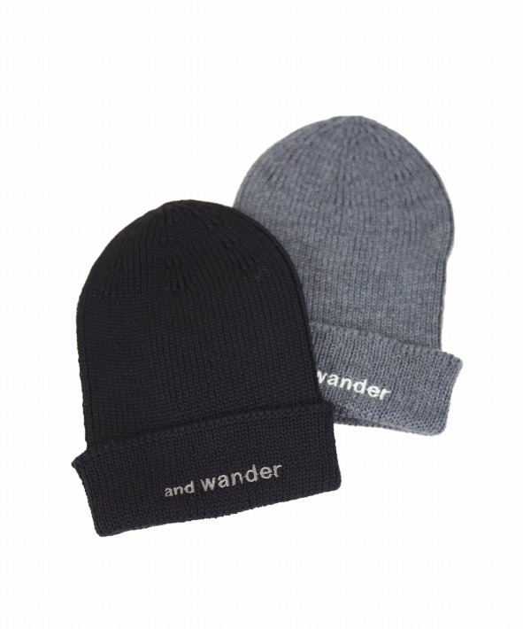 and wander/アンドワンダー merino wool cap [帽子(ニットキャップ)]｜MAPS 通販 【正規取扱店】