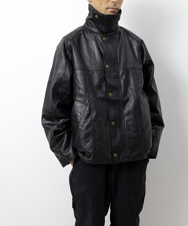 yoused LEATHER DS JKT サイズ0 ユーズド/yoused LEATHER DRIVERS JKT（全4種）[アウター]｜MAPS