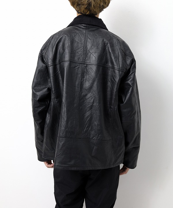 ユーズド/yoused LEATHER DRIVERS JKT（全4種）[アウター]｜MAPS